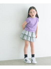【SALE／25%OFF】ミニ裏毛 フリル キュロット(グレー)100cm-130cm UNITED ARROWS green label relaxing ユナイテッドアローズ グリーンレーベルリラクシング パンツ その他のパンツ グレー【RBA_E】[Rakuten Fashion]