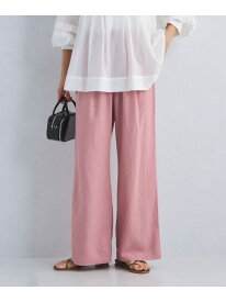 [size SHORT/TALLあり]BREEZE LINEN ブリーズリネン ワイド パンツ UNITED ARROWS green label relaxing ユナイテッドアローズ グリーンレーベルリラクシング パンツ その他のパンツ ブラック グリーン ピンク【送料無料】[Rakuten Fashion]