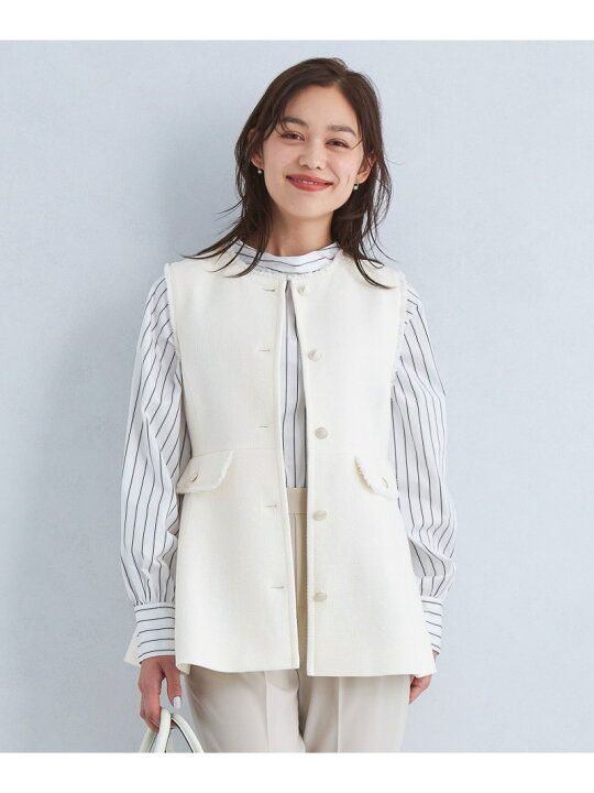 楽天市場】[size SHORTあり]バスケット ペプラム ジレ UNITED ARROWS 