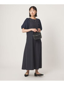 バルーンスリーブ ドッキング ワンピース UNITED ARROWS green label relaxing ユナイテッドアローズ グリーンレーベルリラクシング ワンピース・ドレス ワンピース ネイビー【送料無料】[Rakuten Fashion]