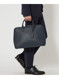 エンボス レザー ブリーフケース ビジネスバッグ UNITED ARROWS green label relaxing ユナイテッドアローズ グリーンレーベルリラクシング バッグ ビジネスバッグ・ブリーフケース ブラック ネイビー【送料無料】[Rakuten Fashion]