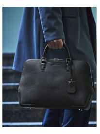 エンボス レザー ブリーフケース ビジネスバッグ UNITED ARROWS green label relaxing ユナイテッドアローズ グリーンレーベルリラクシング バッグ ビジネスバッグ・ブリーフケース ブラック ネイビー【送料無料】[Rakuten Fashion]