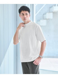 【WEB限定】JUST fit デイリー モック 半袖 Tシャツ カットソー -吸水速乾・抗菌- UNITED ARROWS green label relaxing ユナイテッドアローズ グリーンレーベルリラクシング トップス カットソー・Tシャツ ネイビー グレー ブラック ホワイト[Rakuten Fashion]