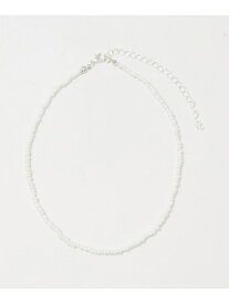 ＜EMMEL REFINES＞EM ビーズ ネックレス EMMEL REFINES ユナイテッドアローズ グリーンレーベルリラクシング アクセサリー・腕時計 ネックレス ホワイト[Rakuten Fashion]
