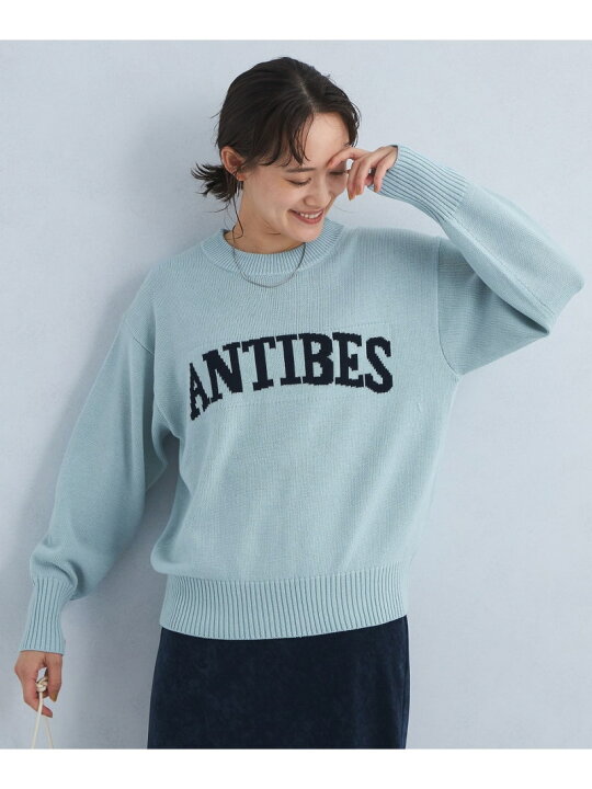 新品未使用☆UNITED ARROWS ブルーグレー セーター フリーサイズ