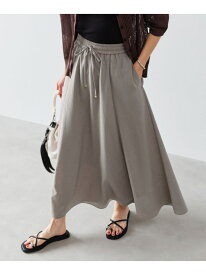 【結論シリーズ】ドライクロス フレアスカート マシンウォッシャブル 通気性 UNITED ARROWS green label relaxing ユナイテッドアローズ グリーンレーベルリラクシング スカート ロング・マキシスカート ブラウン ブラック グレー【送料無料】[Rakuten Fashion]
