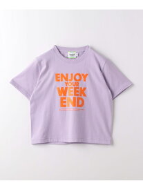 ＜HIGHKING＞TJ エンジョイ Tシャツ 100cm-130cm UNITED ARROWS green label relaxing ユナイテッドアローズ グリーンレーベルリラクシング トップス カットソー・Tシャツ パープル ネイビー【送料無料】[Rakuten Fashion]