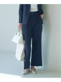 [size SHORT/TALLあり]パウドレ ワイド パンツ ウォッシャブル ストレッチ UNITED ARROWS green label relaxing ユナイテッドアローズ グリーンレーベルリラクシング パンツ スラックス・ドレスパンツ ブラック ネイビー【送料無料】[Rakuten Fashion]