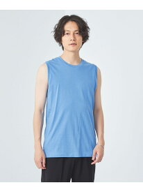 ドライコットン ノースリーブ Tシャツ -吸水速乾- UNITED ARROWS green label relaxing ユナイテッドアローズ グリーンレーベルリラクシング トップス ノースリーブ・タンクトップ ブルー ホワイト ブラック グレー[Rakuten Fashion]