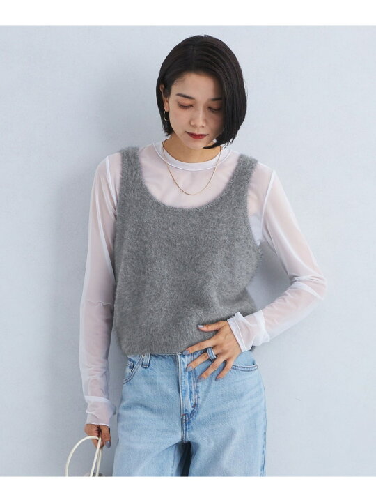 楽天市場】【SALE／40%OFF】ヘアリー ニット キャミソール UNITED 
