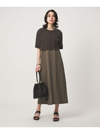 チュール プルオーバー*ノースリーブ ワンピース セット 吸水速乾 UNITED ARROWS green label relaxing ユナイテッドアローズ グリーンレーベルリラクシング ワンピース・ドレス ワンピース ブラック【送料無料】[Rakuten Fashion]