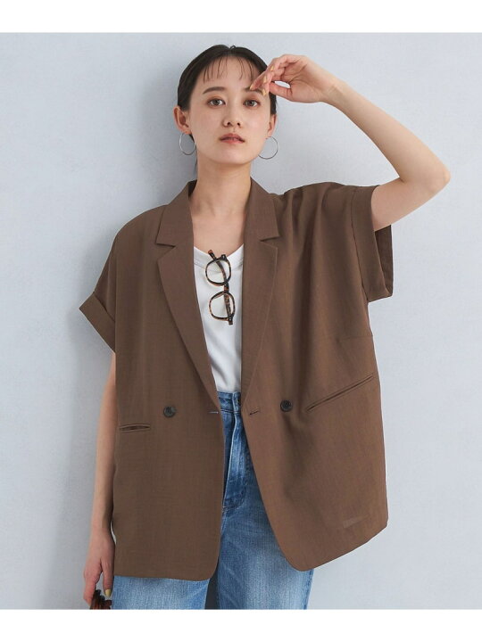 楽天市場】【SALE／40%OFF】ICE フレンチスリーブ シャツ ジャケット 