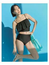【SALE／30%OFF】フレアトップ&ショーツ スイムウェア / 水着 UNITED ARROWS green label relaxing ユナイテッドアローズ グリーンレーベルリラクシング 水着・スイムグッズ 水着 ブラック【RBA_E】【送料無料】[Rakuten Fashion]