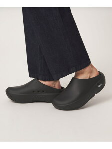 ��OOFOS��OOCLOOG PLUS �T���_�� UNITED ARROWS green label relaxing ���i�C�e�b�h�A���[�Y �O���[�����[�x�������N�V���O �V���[�Y�E�C �T���_�� �x�[�W�� �u���b�N�y���������z[Rakuten Fashion]