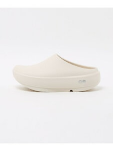 ��OOFOS��OOCLOOG PLUS �T���_�� UNITED ARROWS green label relaxing ���i�C�e�b�h�A���[�Y �O���[�����[�x�������N�V���O �V���[�Y�E�C �T���_�� �x�[�W�� �u���b�N�y���������z[Rakuten Fashion]
