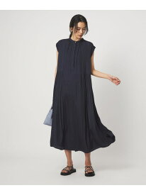 サテン ギャザー フレンチスリーブ ワンピース UNITED ARROWS green label relaxing ユナイテッドアローズ グリーンレーベルリラクシング ワンピース・ドレス ワンピース オレンジ ネイビー【送料無料】[Rakuten Fashion]