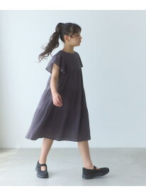 【SALE／40%OFF】ローン ティアード ワンピース / キッズ 140cm-160cm UNITED ARROWS green label relaxing ユナイテッドアローズ グリーンレーベルリラクシング ワンピース・ドレス ワンピース グレー ブルー【RBA_E】[Rakuten Fashion]