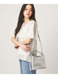 メッシュワンハンドルバッグ UNITED ARROWS green label relaxing ユナイテッドアローズ グリーンレーベルリラクシング バッグ ショルダーバッグ ブラック シルバー ブラウン【送料無料】[Rakuten Fashion]