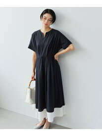 Breeze Cool ワンピース マシンウォッシャブル 通気性 UVカット UNITED ARROWS green label relaxing ユナイテッドアローズ グリーンレーベルリラクシング ワンピース・ドレス ワンピース グレー ベージュ ネイビー【送料無料】[Rakuten Fashion]