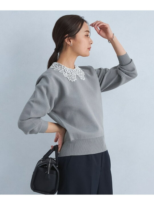 楽天市場】【SALE／10%OFF】襟レース 2WAY ニット プルオーバー UNITED 