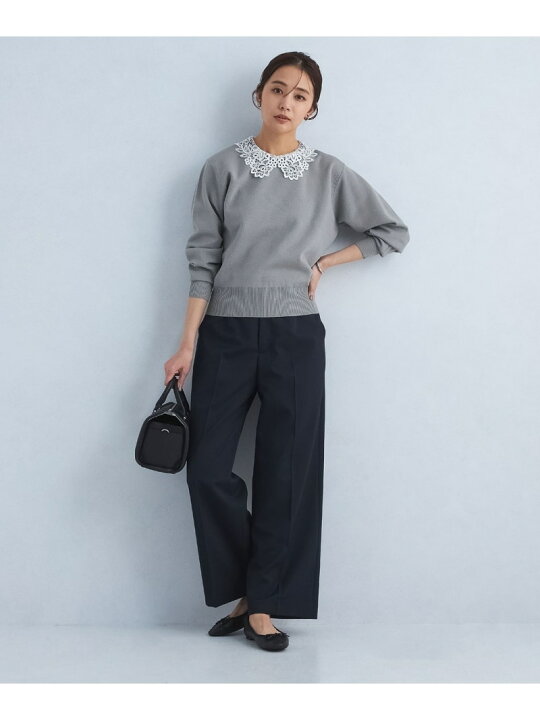 楽天市場】【SALE／10%OFF】襟レース 2WAY ニット プルオーバー UNITED 