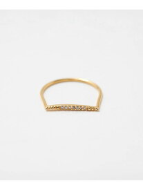 ＜BDM STUDIO＞クリアポイントバー リング＜Select by EMMEL REFINES＞ EMMEL REFINES ユナイテッドアローズ グリーンレーベルリラクシング アクセサリー・腕時計 その他のアクセサリー・腕時計 ゴールド【送料無料】[Rakuten Fashion]
