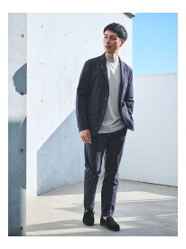 【WEB限定】JUST fit TEXBRID(R) ナロー セットアップ ジャケット&パンツ -2WAYストレッチ・撥水- UNITED ARROWS green label relaxing ユナイテッドアローズ グリーンレーベルリラクシング スーツ・フォーマル セットアップスーツ ブラック ネ【送料無料】[Rakuten Fashion]