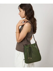 【SALE／40%OFF】メッシュ ワンハンドル バッグ UNITED ARROWS green label relaxing ユナイテッドアローズ グリーンレーベルリラクシング バッグ ショルダーバッグ グリーン ブラック【RBA_E】【送料無料】[Rakuten Fashion]
