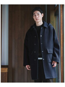 SENTDALE WOOL �_�b�t���R�[�g UNITED ARROWS green label relaxing ���i�C�e�b�h�A���[�Y �O���[�����[�x�������N�V���O �W���P�b�g�E�A�E�^�[ �_�b�t���R�[�g �l�C�r�[ �u���E���y���������z[Rakuten Fashio