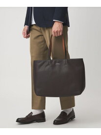シボ レザーライク ジップ トート バッグ UNITED ARROWS green label relaxing ユナイテッドアローズ グリーンレーベルリラクシング バッグ トートバッグ ネイビー グレー ベージュ ブラック ブラウン【送料無料】[Rakuten Fashion]