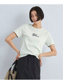 【別注】＜PETIT BATEAU＞フロント プリント ショートスリーブ Tシャツ UNITED ARROWS green label relaxing ユナイテッドアローズ グリーンレーベルリラクシング トップス カットソー・Tシャツ グリーン ホワイト ピンク【送料無料】[Rakuten Fashion]