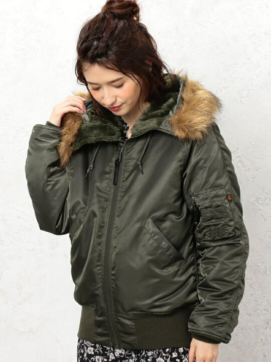 楽天市場】【SALE／40%OFF】[別注ALPHA(アルファ)]CB N-2B ブルゾン  