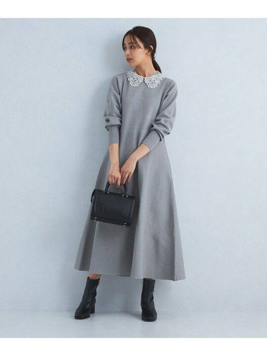 楽天市場】襟レース 2WAY ニット ワンピース UNITED ARROWS green  