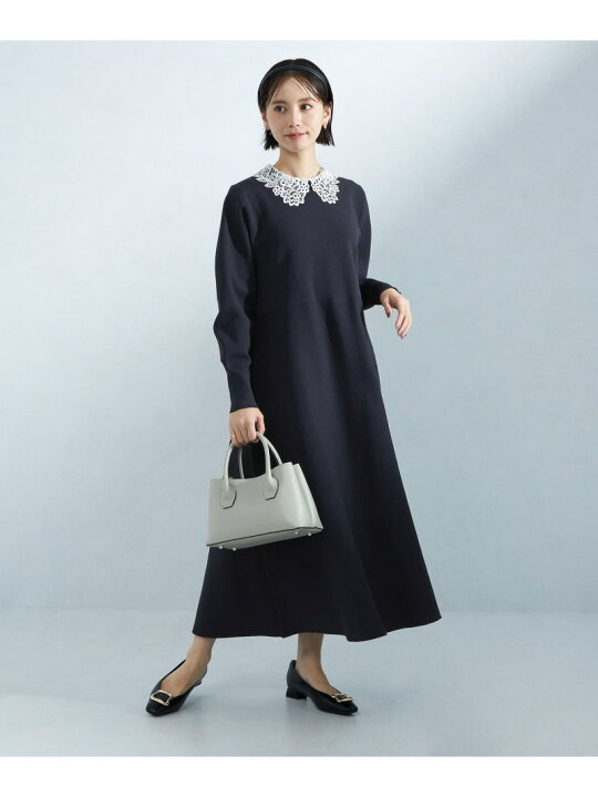 楽天市場】襟レース 2WAY ニット ワンピース UNITED ARROWS green 