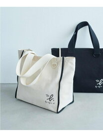 ＜To b. by agnes b.コラボ＞トートバッグ UNITED ARROWS green label relaxing ユナイテッドアローズ グリーンレーベルリラクシング バッグ トートバッグ ホワイト ブラック【送料無料】[Rakuten Fashion]