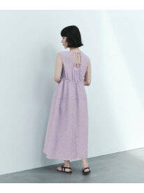 ＜EMMEL REFINES＞EM フクレジャガード ノースリーブ ワンピース EMMEL REFINES ユナイテッドアローズ グリーンレーベルリラクシング ワンピース・ドレス ワンピース ホワイト【送料無料】[Rakuten Fashion]