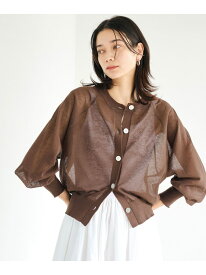 【SALE／50%OFF】忍ばせカーデ 2WAY -ウォッシャブル- UNITED ARROWS green label relaxing ユナイテッドアローズ グリーンレーベルリラクシング トップス カーディガン ホワイト ブラウン ピンク ブラック【RBA_E】[Rakuten Fashion]