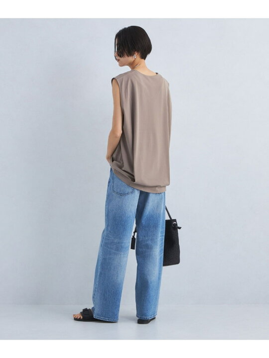 楽天市場】【WEB限定】スムース Vネック ノースリーブ プルオーバー 