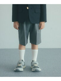 TRW ソリッド ショートパンツ / キッズ 110cm-130cm UNITED ARROWS green label relaxing ユナイテッドアローズ グリーンレーベルリラクシング スーツ・フォーマル スーツパンツ グレー ネイビー【送料無料】[Rakuten Fashion]
