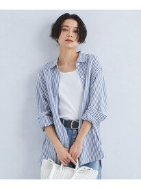 [size SHORTあり]フレンチリネン ベーシック シャツ UNITED ARROWS green label relaxing ユナイテッドアローズ グリーンレーベルリラクシング トップス シャツ・ブラウス ホワイト イエロー ブルー【送料無料】[Rakuten Fashion]