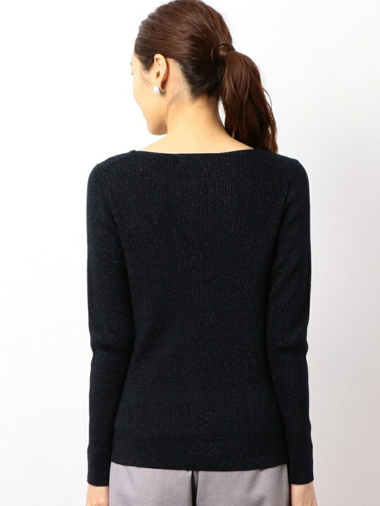 楽天市場】【SALE／50%OFF】[手洗い可能]CR ラメリブ ボートネック 12 