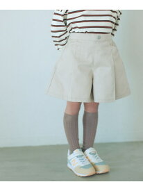 【SALE／30%OFF】ツイルタック キュロットパンツ 100cm-160cm UNITED ARROWS green label relaxing ユナイテッドアローズ グリーンレーベルリラクシング パンツ その他のパンツ ベージュ【RBA_E】[Rakuten Fashion]