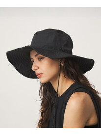 ＜スタイリスト 兵藤千尋さんコラボ・NEW ERA＞ブリムハット UVカット 撥水 UNITED ARROWS green label relaxing ユナイテッドアローズ グリーンレーベルリラクシング 帽子 ハット ブラック【送料無料】[Rakuten Fashion]
