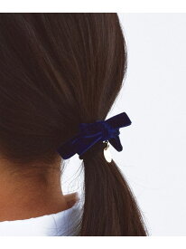 ベロア リボン ヘアゴム UNITED ARROWS green label relaxing ユナイテッドアローズ グリーンレーベルリラクシング ヘアアクセサリー ヘアゴム ネイビー ホワイト ブラウン[Rakuten Fashion]