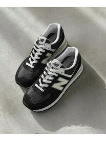 ＜New Balance＞U574 5MX スニーカー UNITED ARROWS green label relaxing ユナイテッドアローズ グリーンレーベルリラクシング シューズ・靴 スニーカー ブラック【送料無料】[Rakuten Fashion]