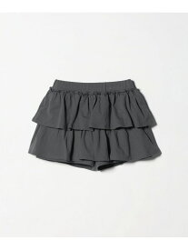 【SALE／25%OFF】ミニ裏毛 フリル キュロット(ダークグレー)100cm-130cm UNITED ARROWS green label relaxing ユナイテッドアローズ グリーンレーベルリラクシング パンツ その他のパンツ グレー【RBA_E】[Rakuten Fashion]