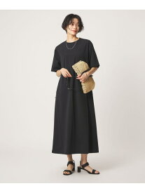 【別注】＜Marmot＞ショートスリーブ ワンピース UNITED ARROWS green label relaxing ユナイテッドアローズ グリーンレーベルリラクシング ワンピース・ドレス ワンピース ブラック グレー【送料無料】[Rakuten Fashion]