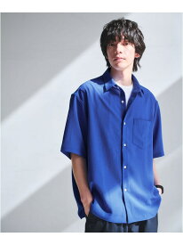 ワッシャー ポプリン ボックスシルエット 半袖 シャツ UNITED ARROWS green label relaxing ユナイテッドアローズ グリーンレーベルリラクシング トップス シャツ・ブラウス ベージュ グリーン ネイビー【送料無料】[Rakuten Fashion]