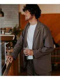 WONDER CLOTH カジュアル ジャケット -ストレッチ・接触冷感・吸水速乾- UNITED ARROWS green label relaxing ユナイテッドアローズ グリーンレーベルリラクシング ジャケット・アウター テーラードジャケット・ブレザー グレー ブラック【送料無料】[Rakuten Fashion]