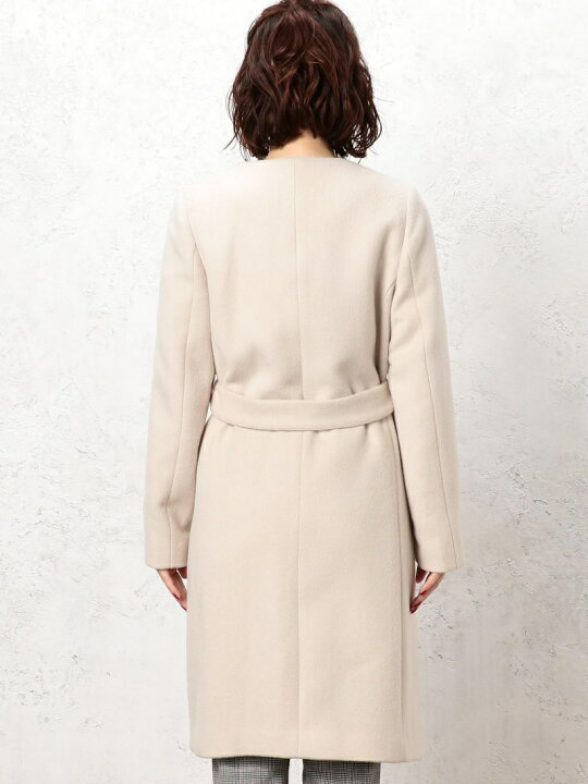 楽天市場】【SALE／50%OFF】◇RF ノーカラー シャギー ラップコート  